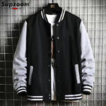 Fleece-Lined Baseball Bomber Jacket – view 2