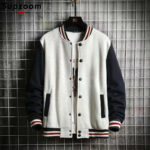Fleece-Lined Baseball Bomber Jacket – view 4