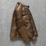 Distressed Cowhide Moto Biker Jacket – view 4
