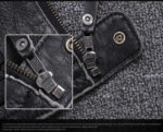 Vintage Embroidered Cowhide Moto Jacket – view 23