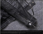 Vintage Embroidered Cowhide Moto Jacket – view 24