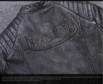 Vintage Embroidered Cowhide Moto Jacket – view 25