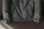 Vintage Embroidered Cowhide Moto Jacket – view 35