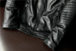 Vintage Embroidered Cowhide Moto Jacket – view 50