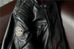 Vintage Embroidered Cowhide Moto Jacket – view 51