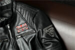 Vintage Embroidered Cowhide Moto Jacket – view 57