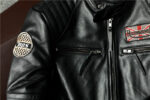 Vintage Embroidered Cowhide Moto Jacket – view 59