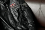 Vintage Embroidered Cowhide Moto Jacket – view 62