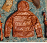 Hooded Genuine Leather Puffer Jacket – view 9