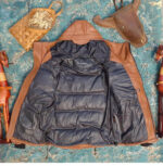 Hooded Genuine Leather Puffer Jacket – view 11