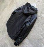 Hooded Genuine Leather Puffer Jacket – view 16