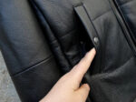 Hooded Genuine Leather Puffer Jacket – view 18