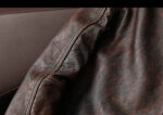 Vintage Brown Cowhide Motorcycle Jacket – view 19