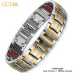 Magnetic Copper & Steel Link Bracelet – view 2