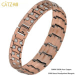 Magnetic Copper & Steel Link Bracelet – view 11