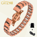 Magnetic Copper & Steel Link Bracelet – view 15
