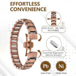 Magnetic Copper & Steel Link Bracelet – view 17