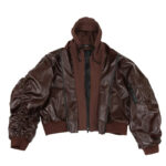2-in-1 Hooded Faux Leather Jacket – view 2