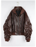 2-in-1 Hooded Faux Leather Jacket – view 27