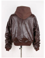 2-in-1 Hooded Faux Leather Jacket – view 29