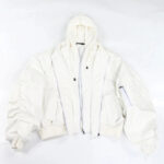 Oversized Hooded Faux Leather Bomber – view 4
