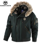 Hooded Fleece Thermal Winter Jacket – view 2