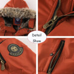Hooded Fleece Thermal Winter Jacket – view 7