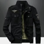 Military Pilot Patch Bomber Jacket – view 2