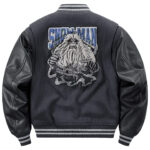 Hooded Military Baseball Jacket – view 2