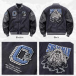 Hooded Military Baseball Jacket – view 4