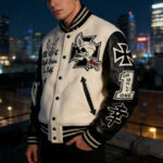 Y2K Skull Embroidered Jacket – view 11