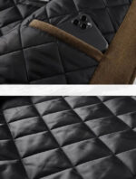 Brown Patchwork Varsity Jacket – view 15