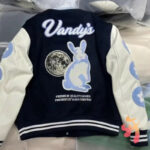 Towel-Embroidered Baseball Jersey Jacket – view 4