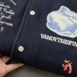 Towel-Embroidered Baseball Jersey Jacket – view 6