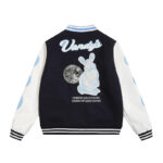 Towel-Embroidered Baseball Jersey Jacket – view 11