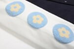 Towel-Embroidered Baseball Jersey Jacket – view 17