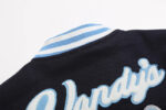 Towel-Embroidered Baseball Jersey Jacket – view 19