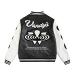 Towel-Embroidered Baseball Jersey Jacket – view 23