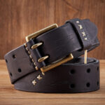 Double-Prong Leather Tactical Belt – view 2