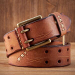 Double-Prong Leather Tactical Belt – view 3