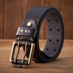 Double-Prong Leather Tactical Belt – view 5