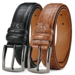 Croc-Embossed Pin-Buckle Belt – view 4