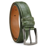 Croc-Embossed Pin-Buckle Belt – view 5