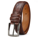 Croc-Embossed Pin-Buckle Belt – view 8