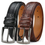 Croc-Embossed Pin-Buckle Belt – view 10