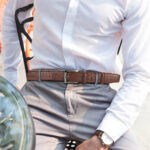 Croc-Embossed Pin-Buckle Belt – view 13