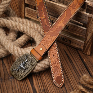 Longhorn Buckle Western Belt – view 2
