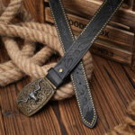 Longhorn Buckle Western Belt – view 5