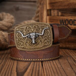Longhorn Buckle Western Belt – view 8